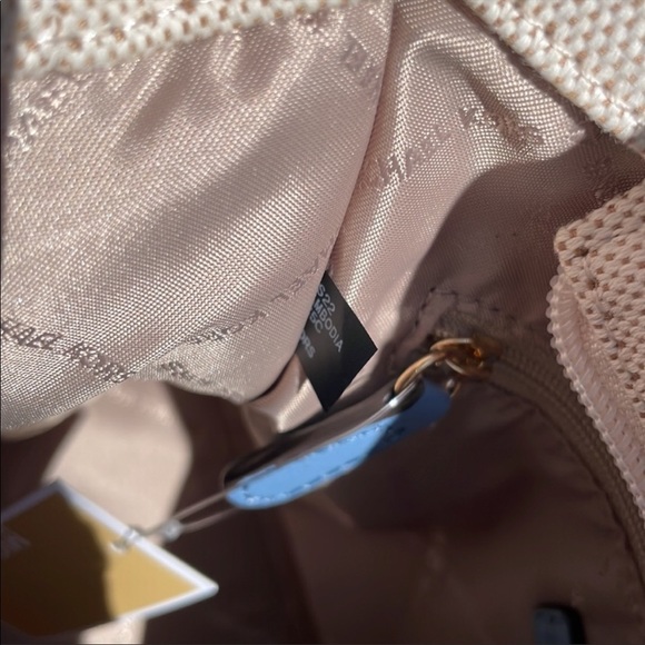 Michael Kors Mirella small shopper crossbody bag chambray blue canvas - Picture 10 of 11